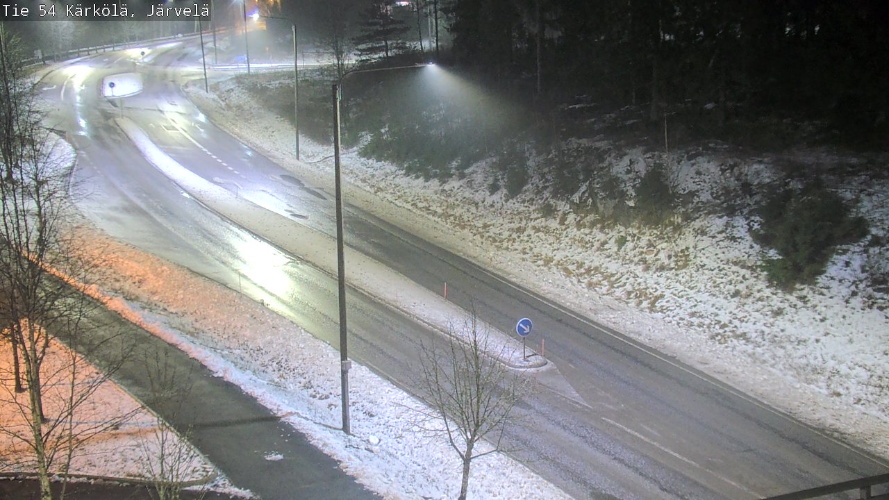 Weather Camera Image Väg 54 Kärkölä, Järvelä, Kärkölä, Päijät-Häme