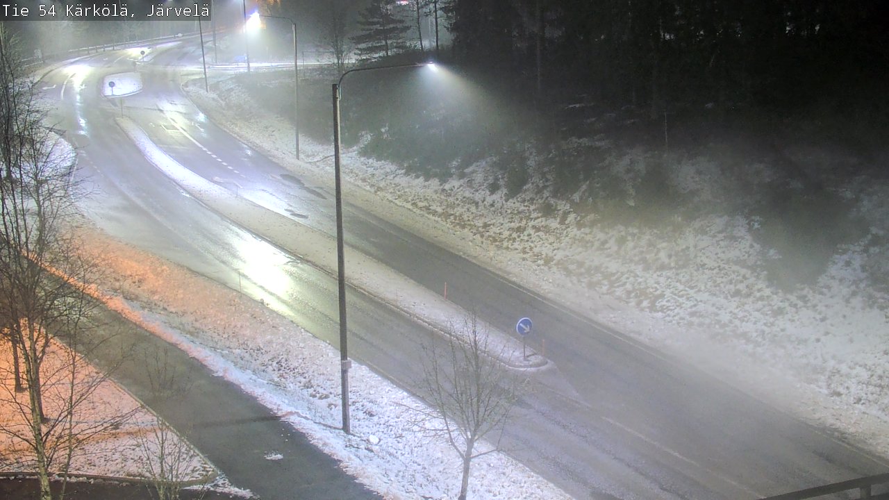 Weather Camera Image Väg 54 Kärkölä, Järvelä, Kärkölä, Päijät-Häme
