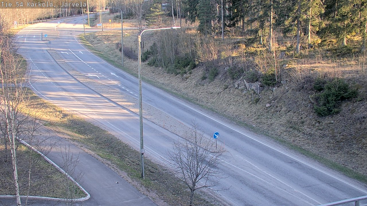 Weather Camera Image Väg 54 Kärkölä, Järvelä, Kärkölä, Päijät-Häme