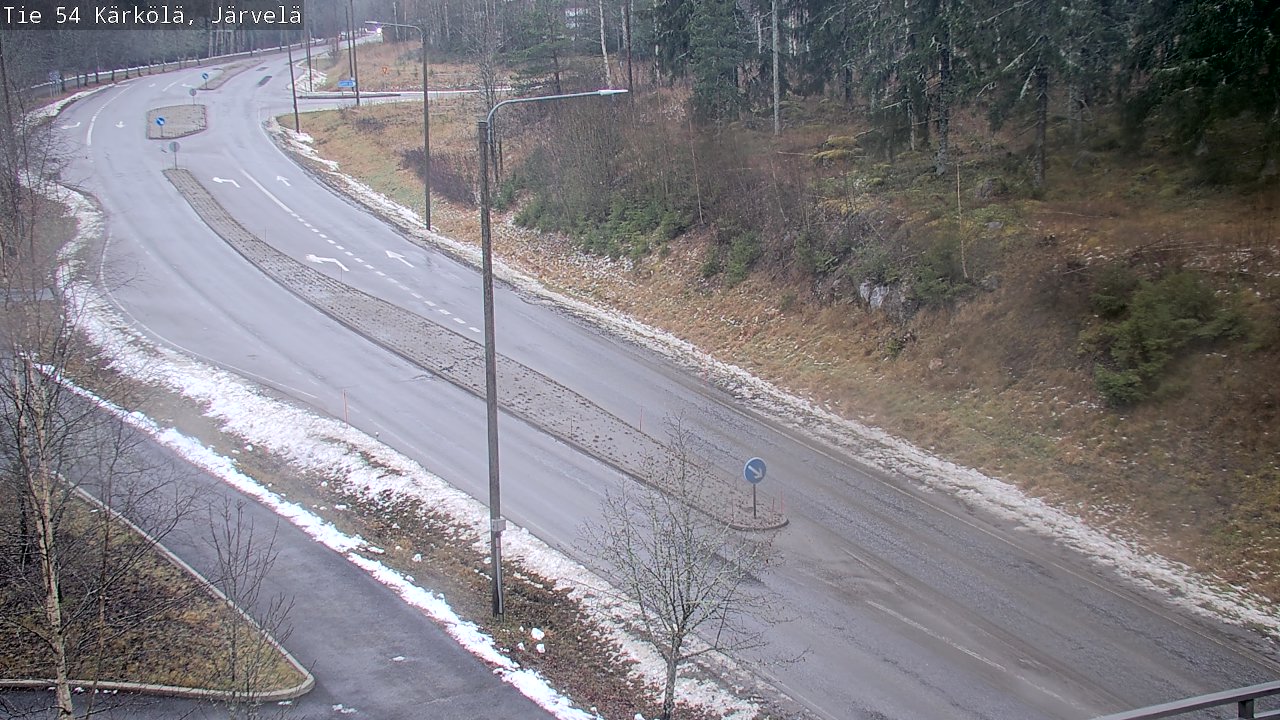 Weather Camera Image Väg 54 Kärkölä, Järvelä, Kärkölä, Päijät-Häme