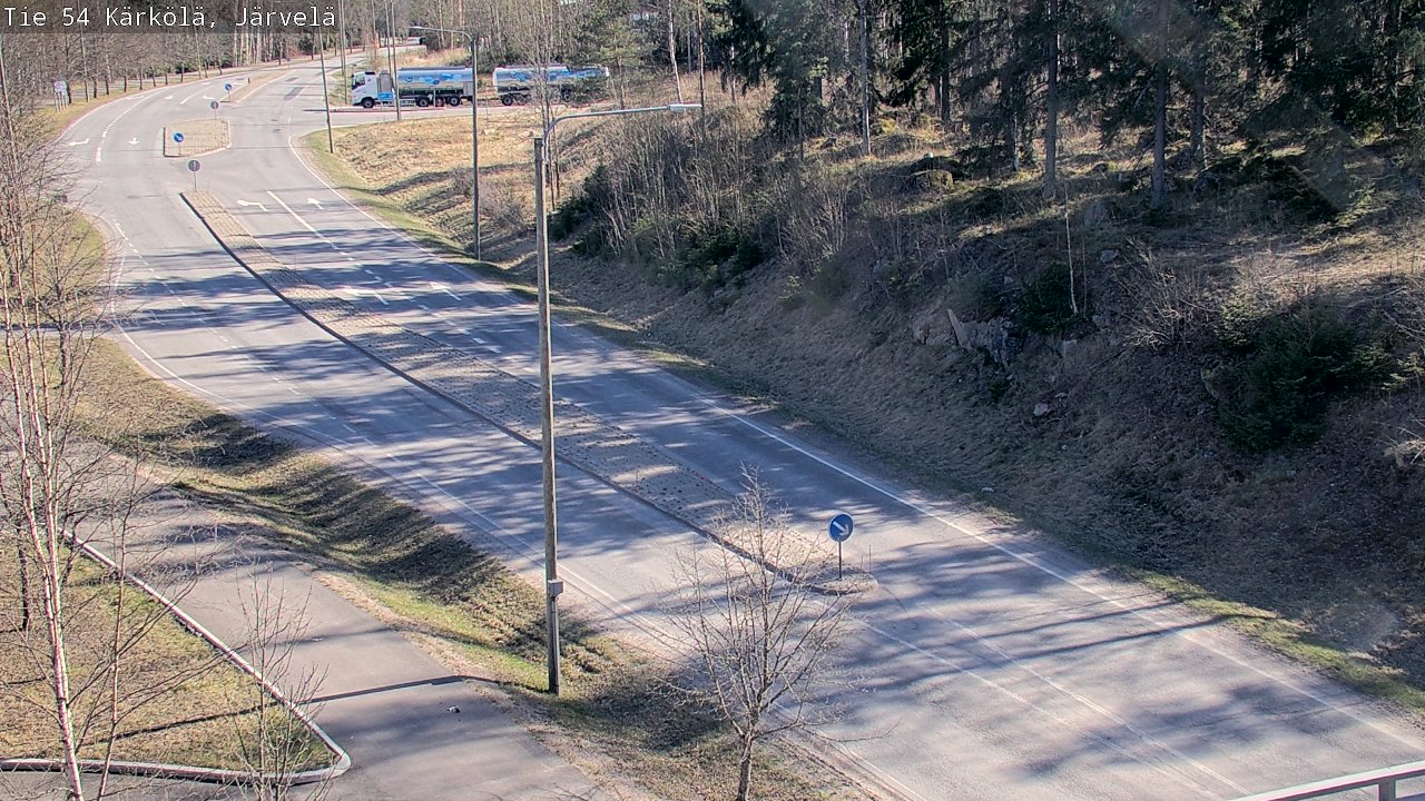 Weather Camera Image Väg 54 Kärkölä, Järvelä, Kärkölä, Päijät-Häme
