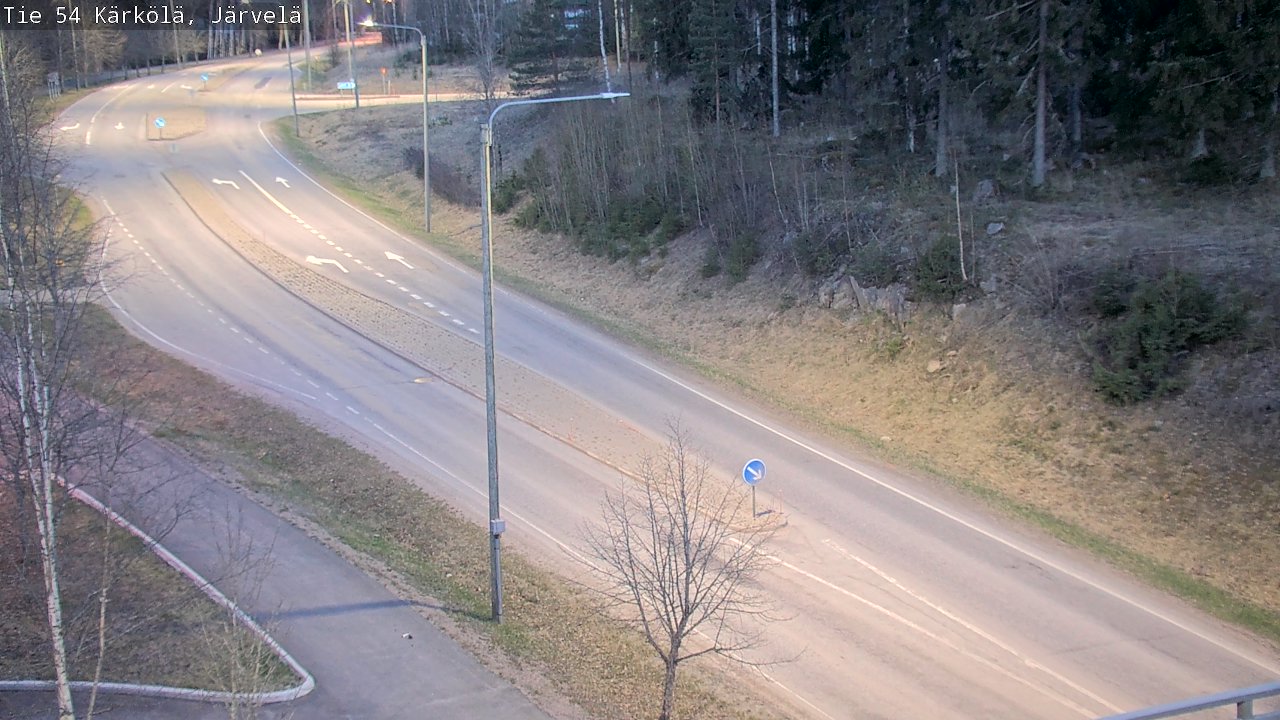 Weather Camera Image Väg 54 Kärkölä, Järvelä, Kärkölä, Päijät-Häme