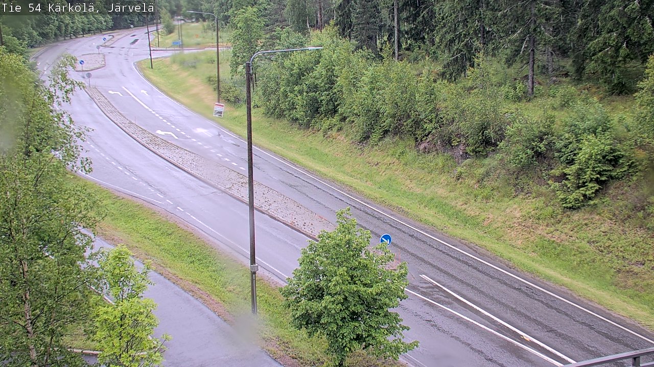 Weather Camera Image Väg 54 Kärkölä, Järvelä, Kärkölä, Päijät-Häme