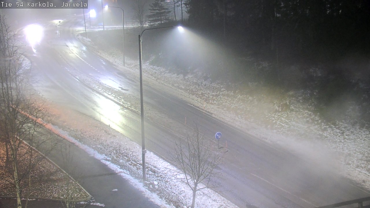 Weather Camera Image Väg 54 Kärkölä, Järvelä, Kärkölä, Päijät-Häme