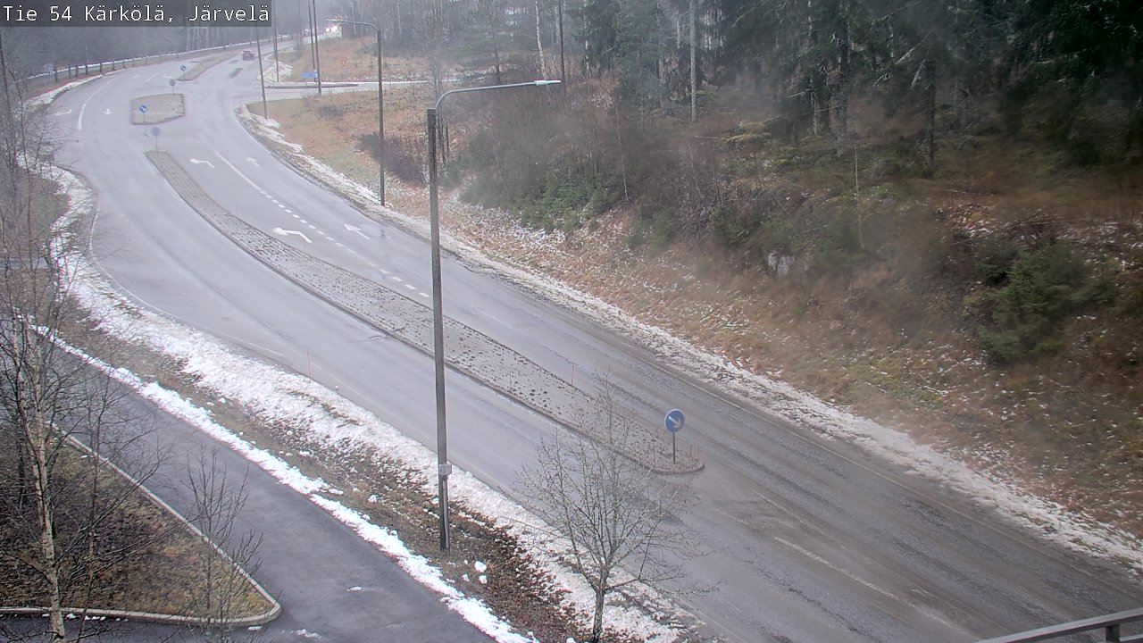 Weather Camera Image Väg 54 Kärkölä, Järvelä, Kärkölä, Päijät-Häme