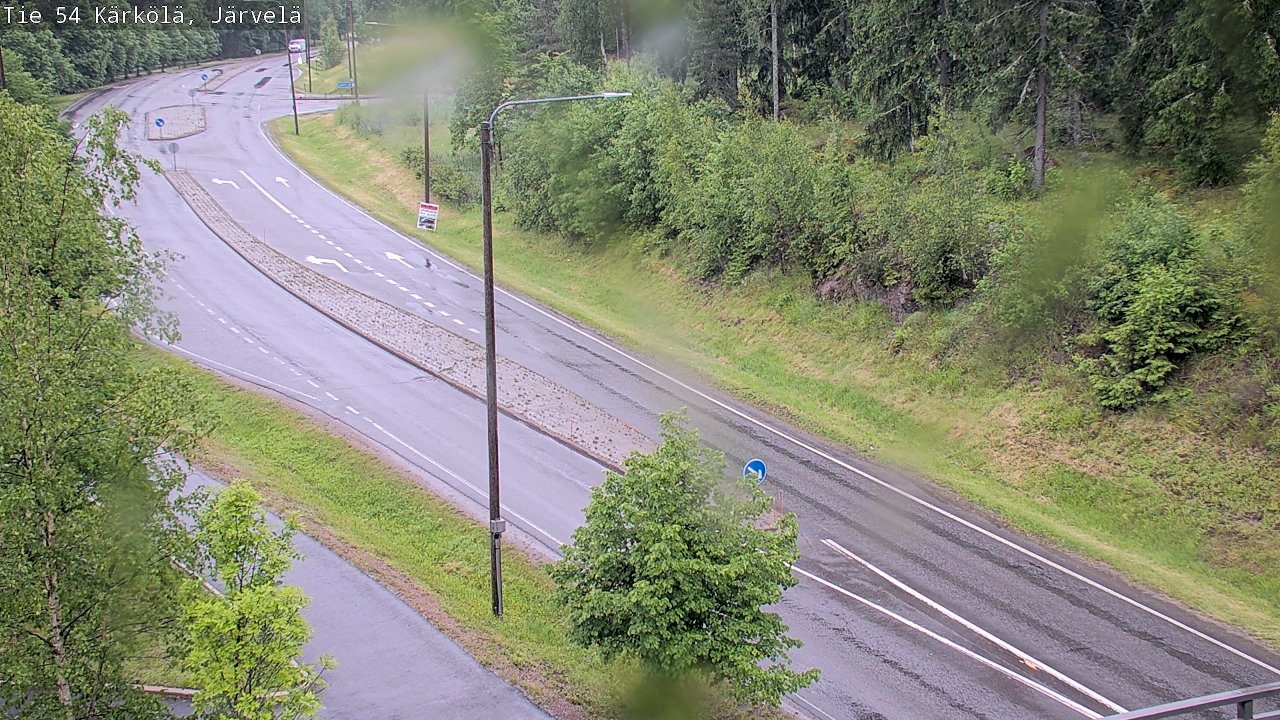 Weather Camera Image Väg 54 Kärkölä, Järvelä, Kärkölä, Päijät-Häme