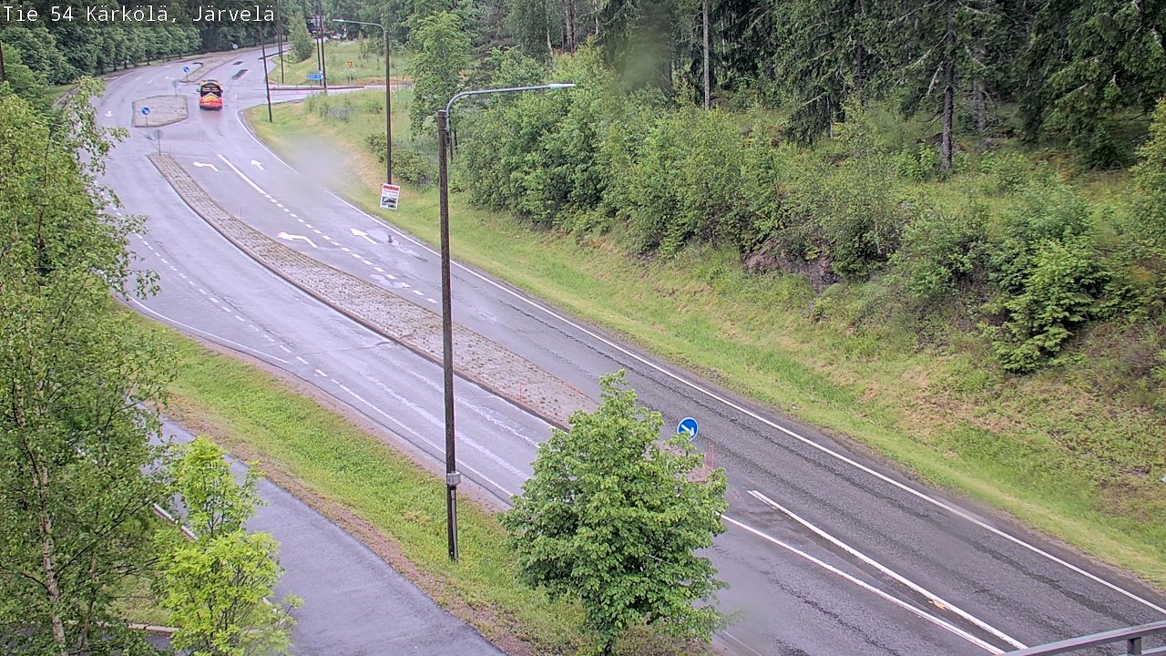 Weather Camera Image Väg 54 Kärkölä, Järvelä, Kärkölä, Päijät-Häme
