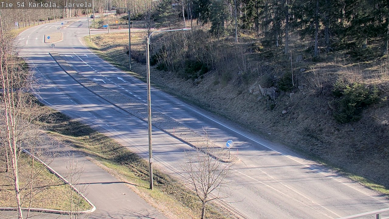 Weather Camera Image Väg 54 Kärkölä, Järvelä, Kärkölä, Päijät-Häme