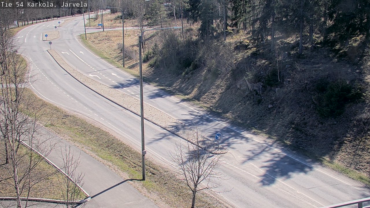 Weather Camera Image Väg 54 Kärkölä, Järvelä, Kärkölä, Päijät-Häme