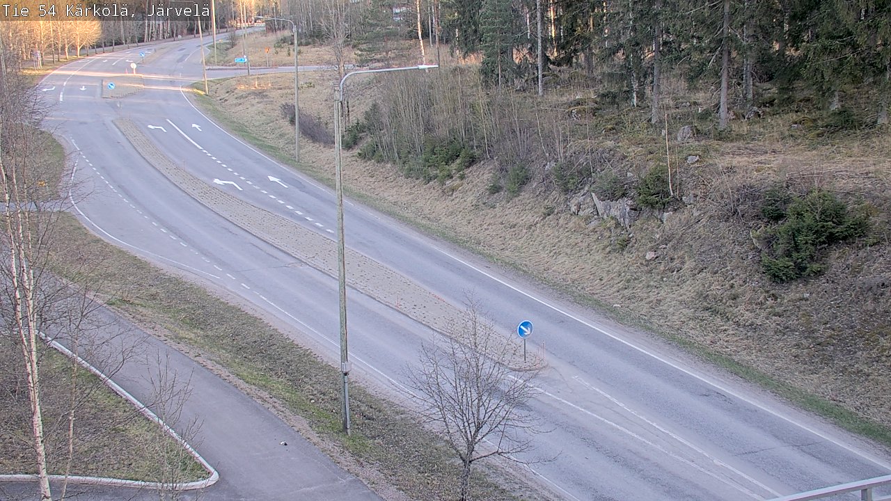 Weather Camera Image Väg 54 Kärkölä, Järvelä, Kärkölä, Päijät-Häme