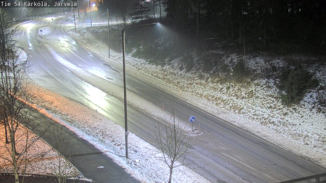 Weather Camera Image Väg 54 Kärkölä, Järvelä, Kärkölä, Päijät-Häme