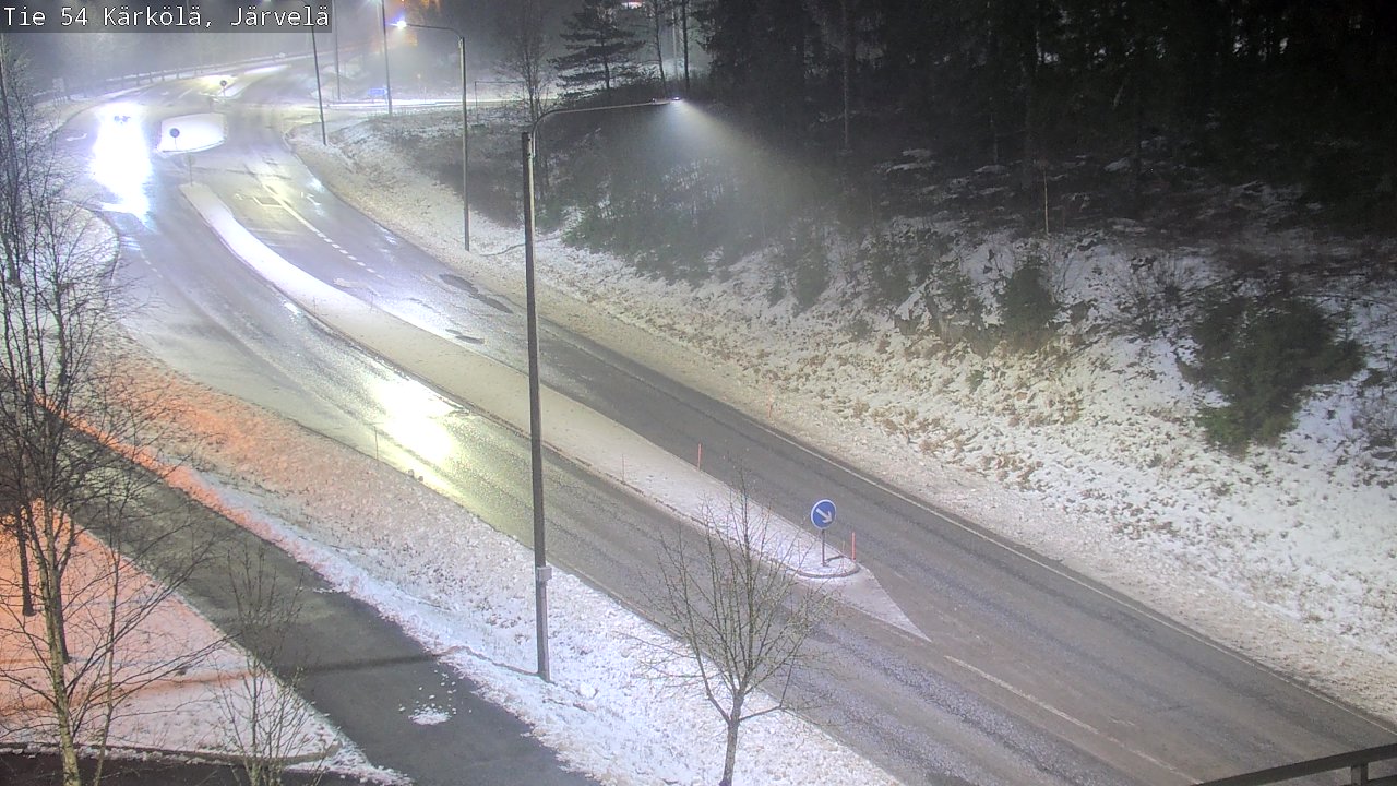 Weather Camera Image Väg 54 Kärkölä, Järvelä, Kärkölä, Päijät-Häme
