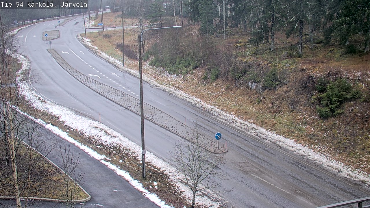 Weather Camera Image Väg 54 Kärkölä, Järvelä, Kärkölä, Päijät-Häme