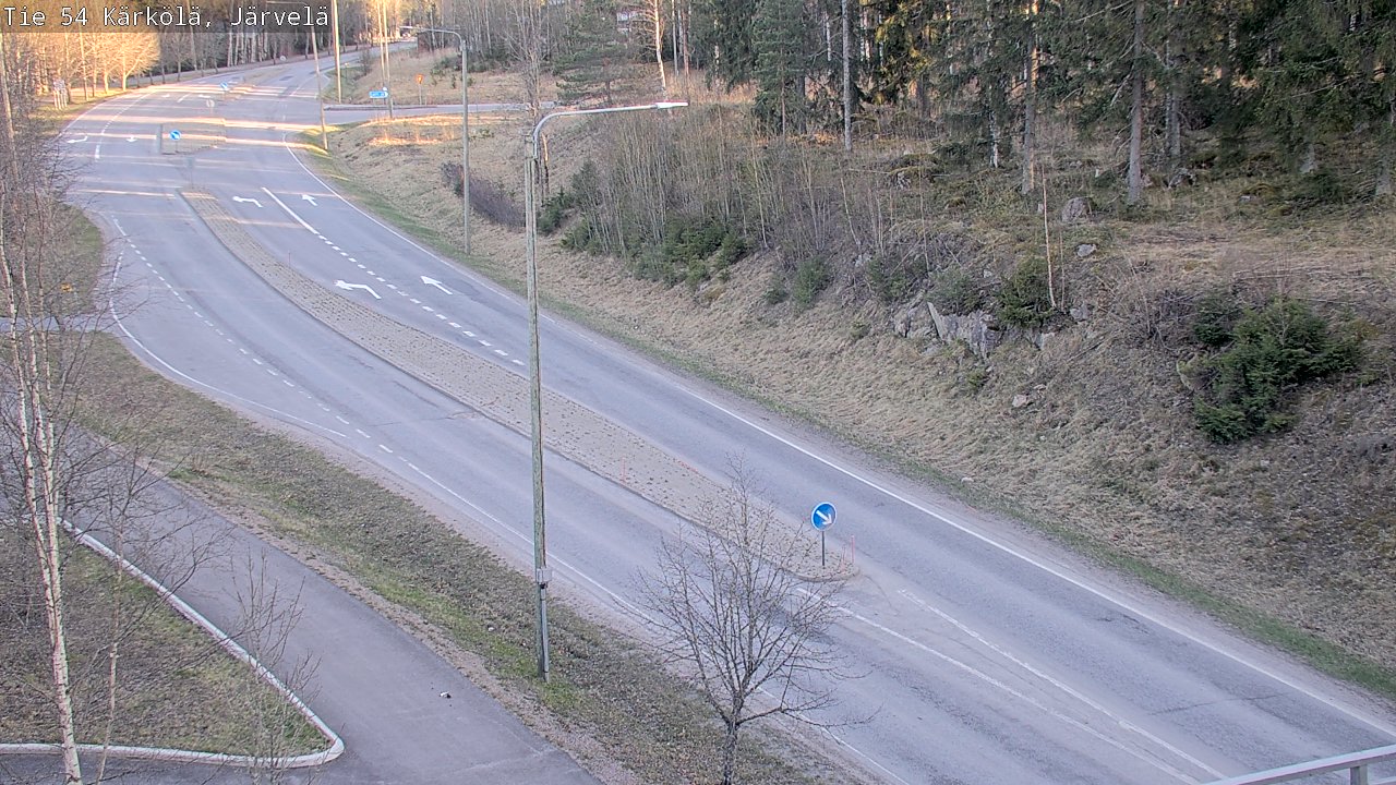 Weather Camera Image Väg 54 Kärkölä, Järvelä, Kärkölä, Päijät-Häme