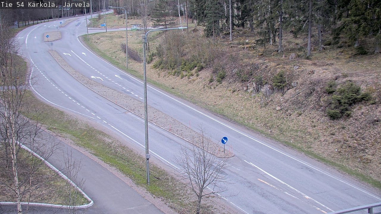 Weather Camera Image Väg 54 Kärkölä, Järvelä, Kärkölä, Päijät-Häme