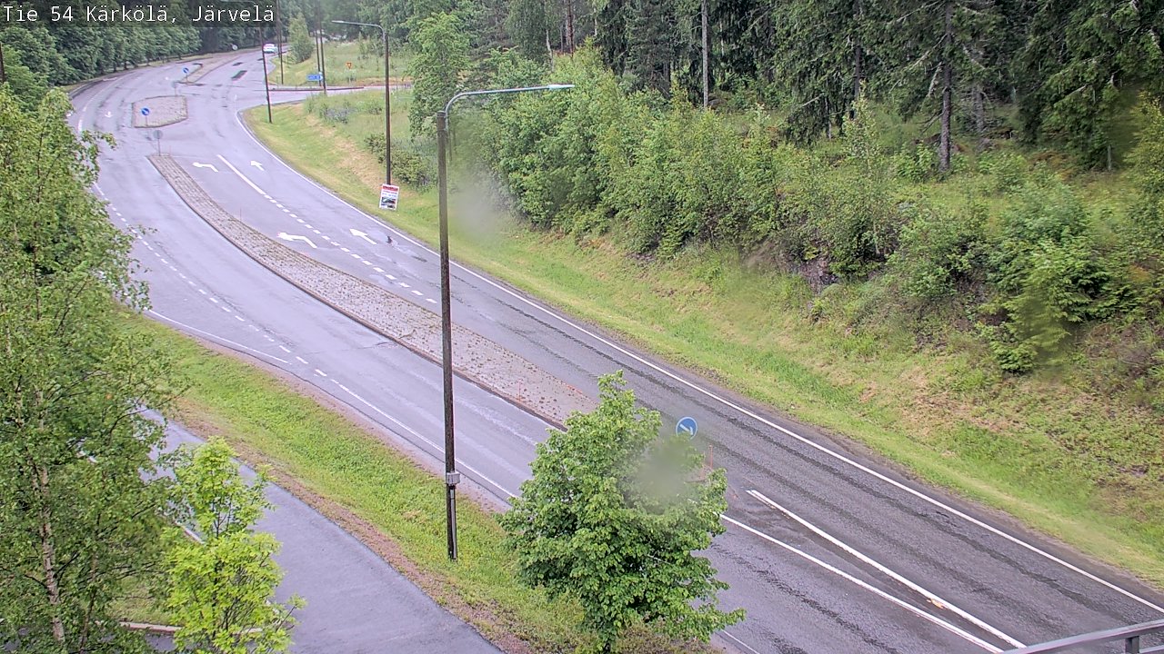 Weather Camera Image Väg 54 Kärkölä, Järvelä, Kärkölä, Päijät-Häme