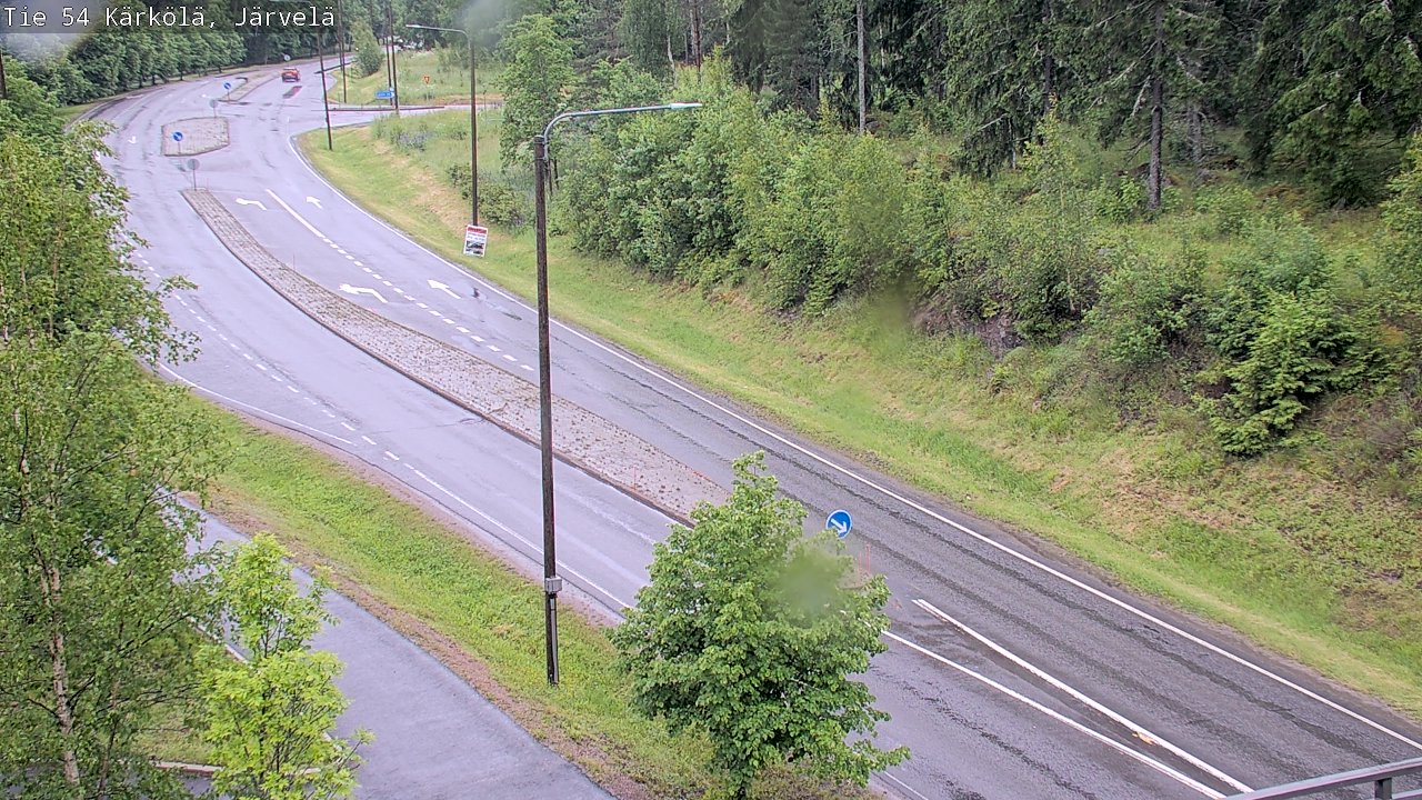 Weather Camera Image Väg 54 Kärkölä, Järvelä, Kärkölä, Päijät-Häme