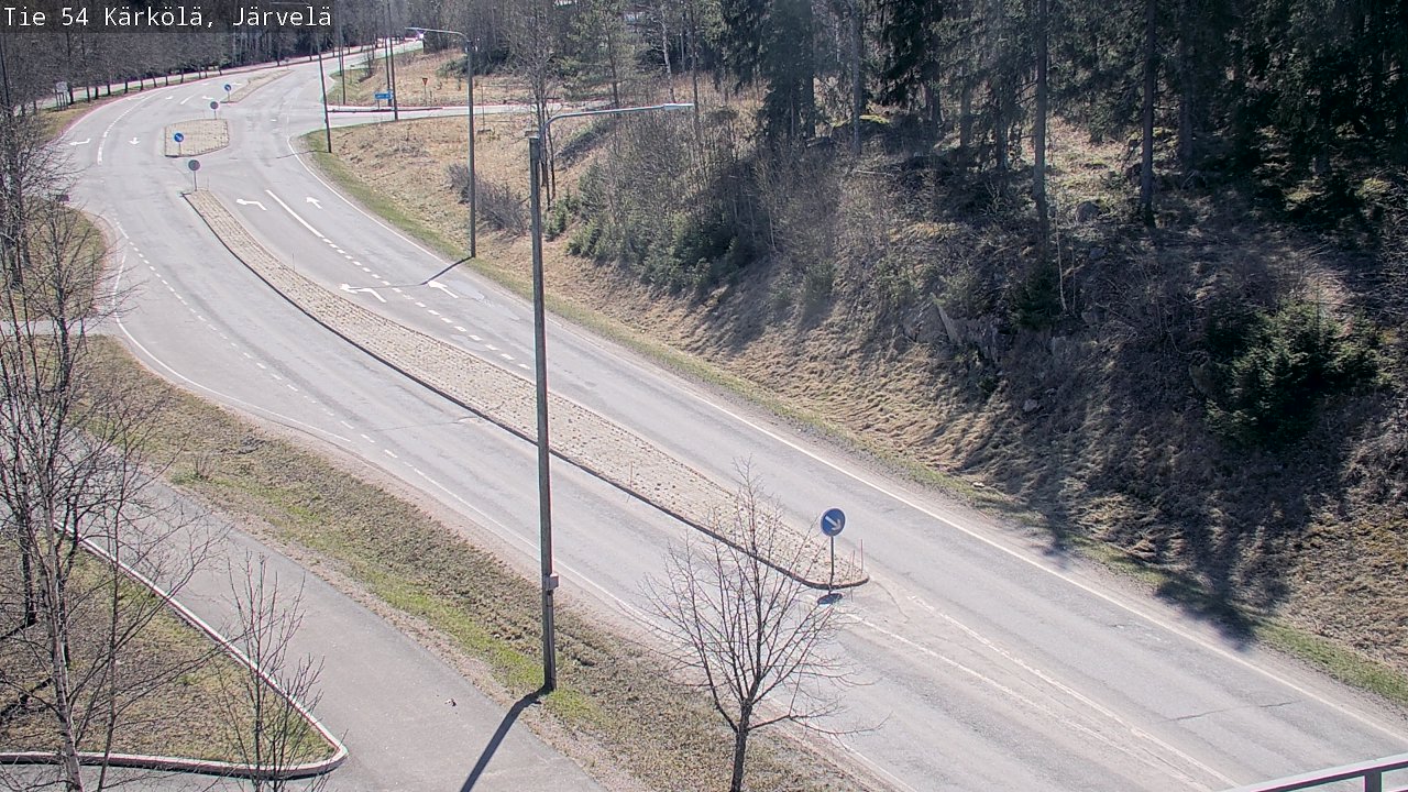 Weather Camera Image Väg 54 Kärkölä, Järvelä, Kärkölä, Päijät-Häme