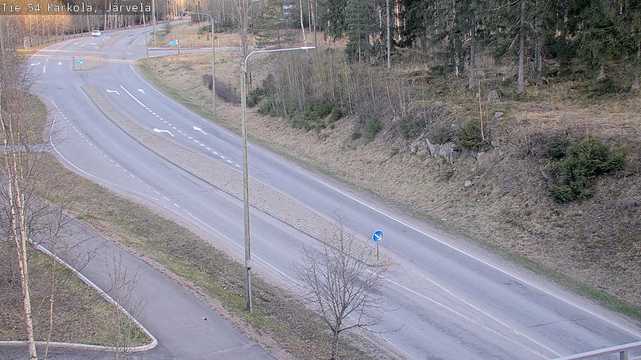 Weather Camera Image Väg 54 Kärkölä, Järvelä, Kärkölä, Päijät-Häme
