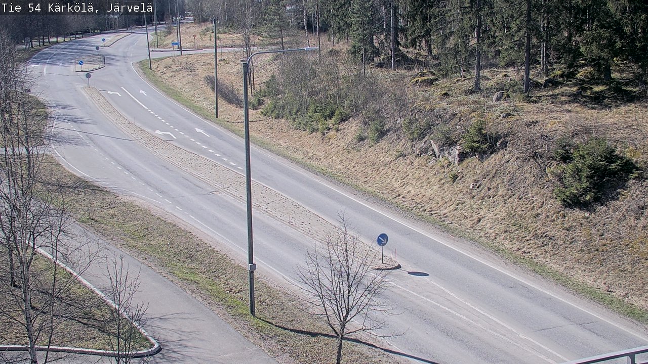 Weather Camera Image Väg 54 Kärkölä, Järvelä, Kärkölä, Päijät-Häme
