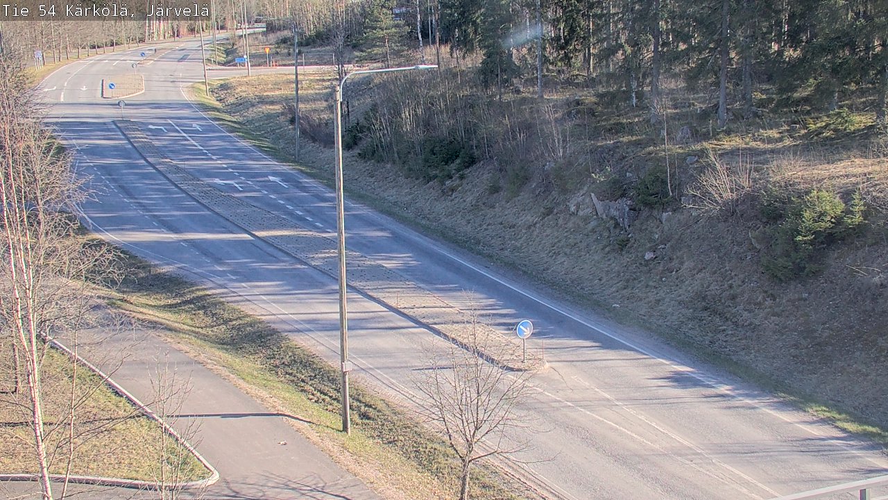 Weather Camera Image Väg 54 Kärkölä, Järvelä, Kärkölä, Päijät-Häme