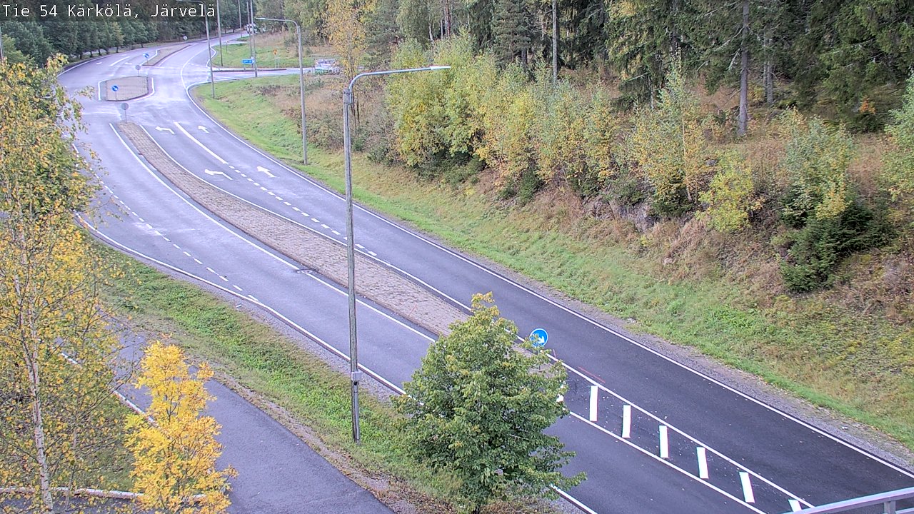 Weather Camera Image Väg 54 Kärkölä, Järvelä, Kärkölä, Päijät-Häme