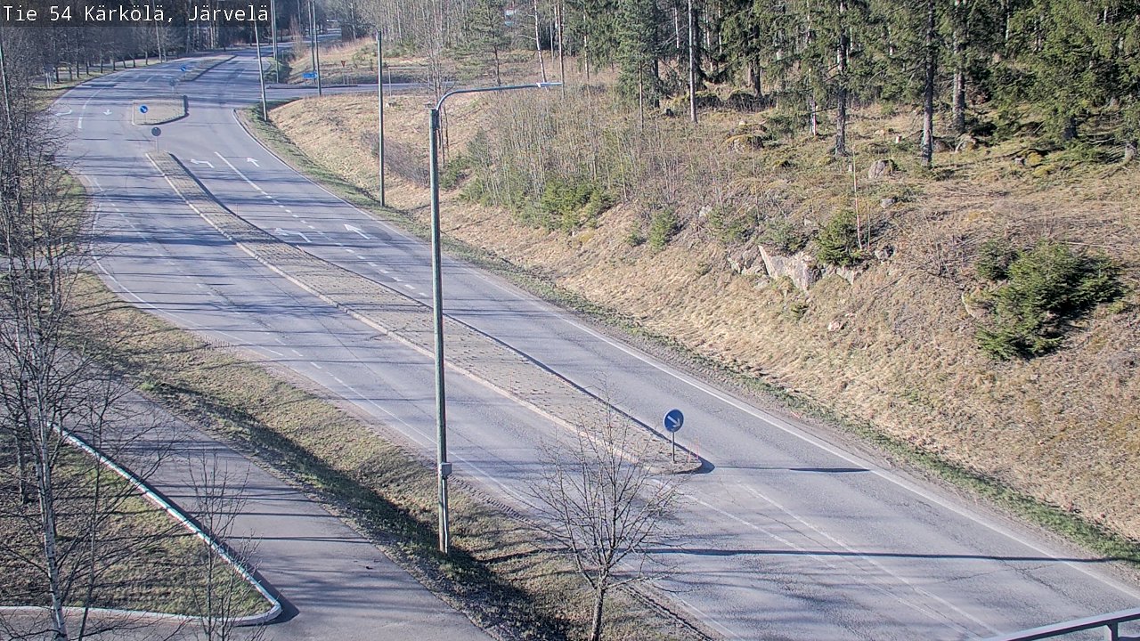 Weather Camera Image Road 54 Kärkölä, Järvelä, Kärkölä, Päijät-Häme