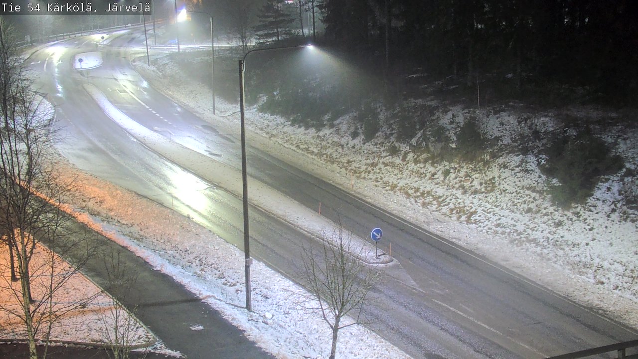 Weather Camera Image Väg 54 Kärkölä, Järvelä, Kärkölä, Päijät-Häme