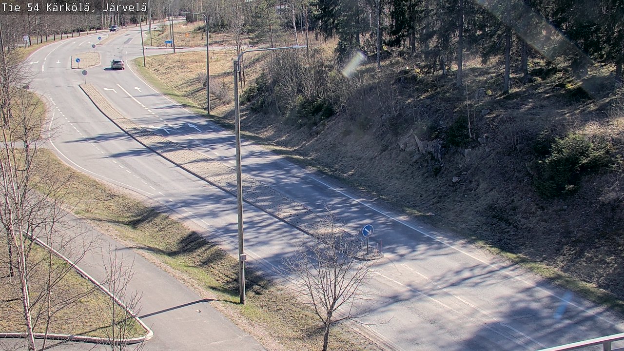 Weather Camera Image Väg 54 Kärkölä, Järvelä, Kärkölä, Päijät-Häme