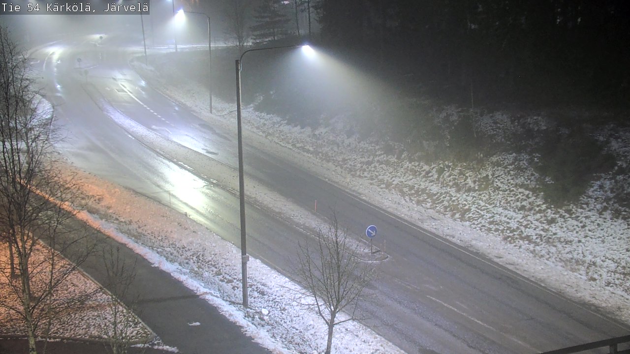 Weather Camera Image Väg 54 Kärkölä, Järvelä, Kärkölä, Päijät-Häme