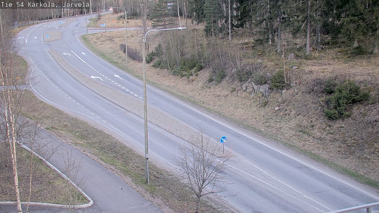 Weather Camera Image Väg 54 Kärkölä, Järvelä, Kärkölä, Päijät-Häme