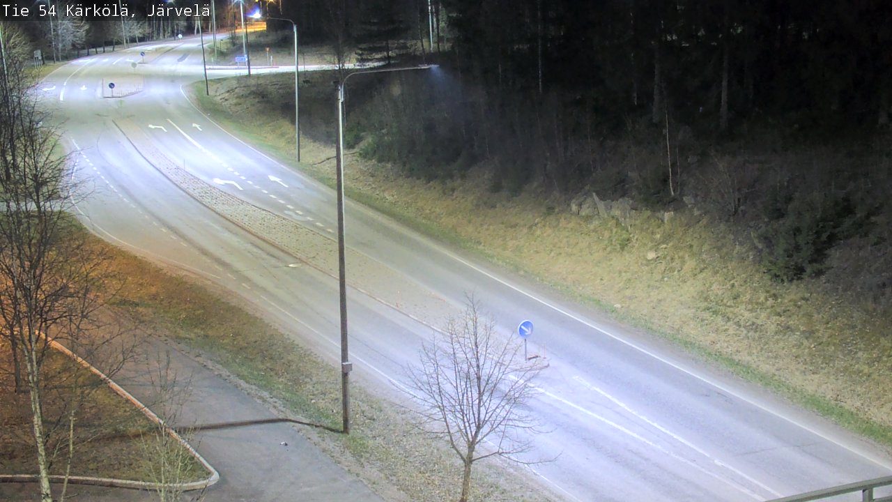 Weather Camera Image Väg 54 Kärkölä, Järvelä, Kärkölä, Päijät-Häme