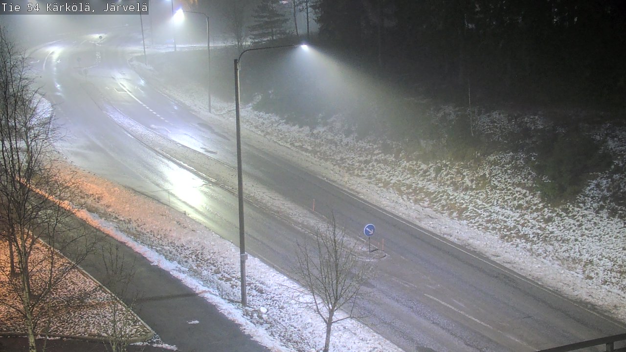 Weather Camera Image Väg 54 Kärkölä, Järvelä, Kärkölä, Päijät-Häme