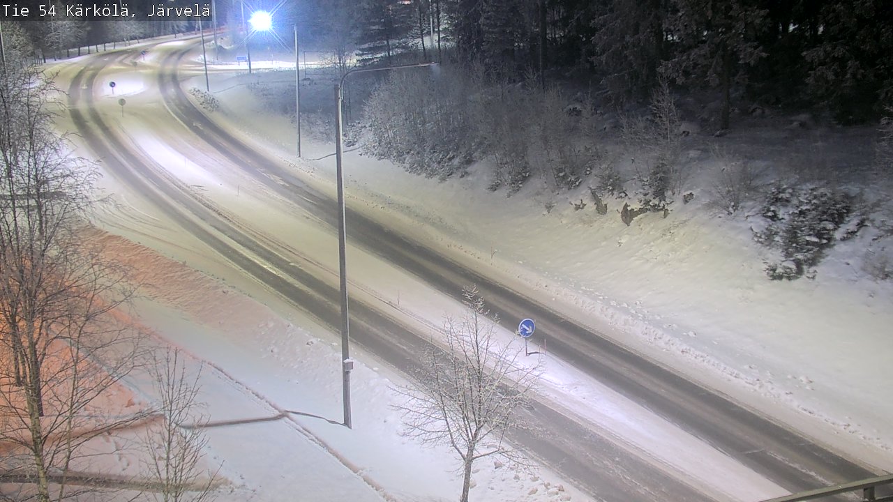 Weather Camera Image Väg 54 Kärkölä, Järvelä, Kärkölä, Päijät-Häme