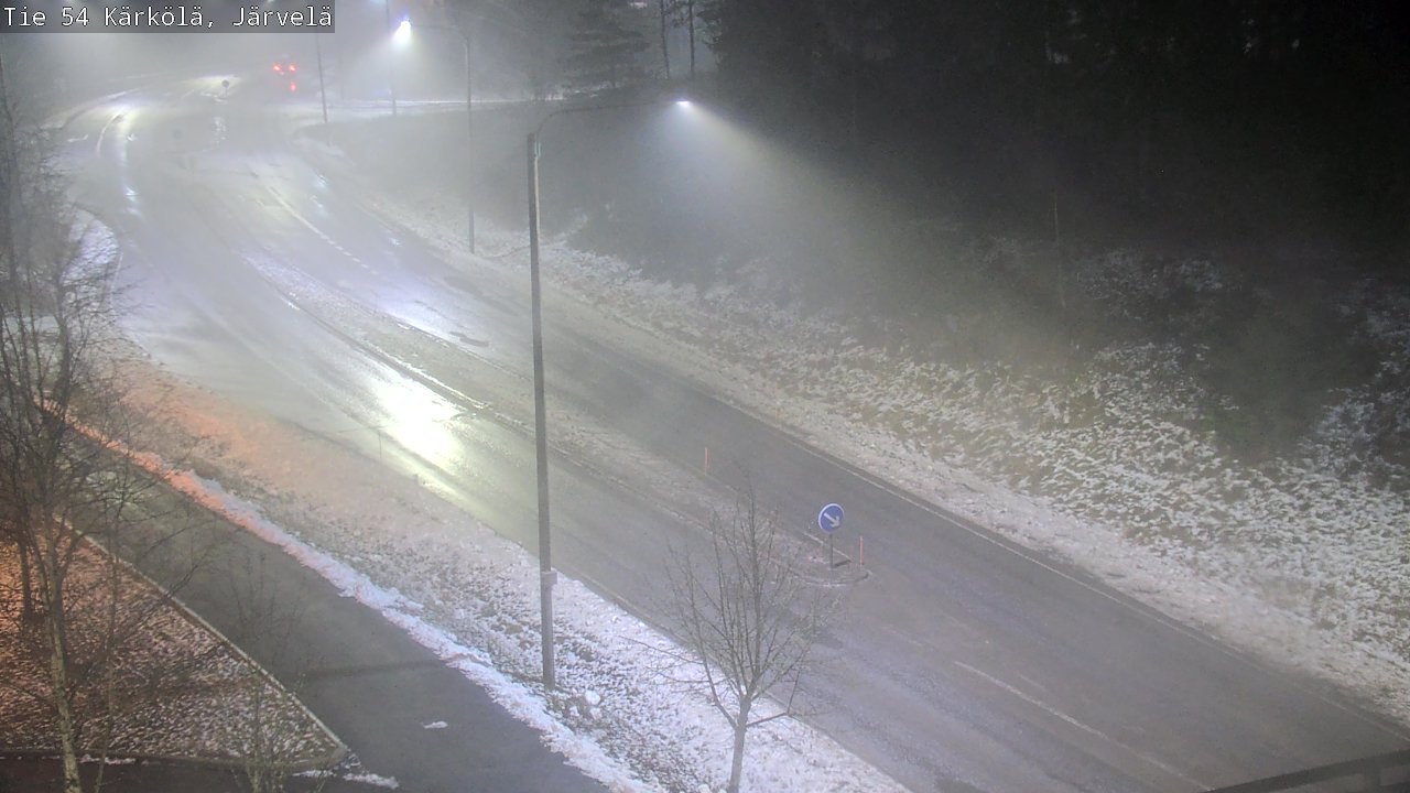 Weather Camera Image Väg 54 Kärkölä, Järvelä, Kärkölä, Päijät-Häme