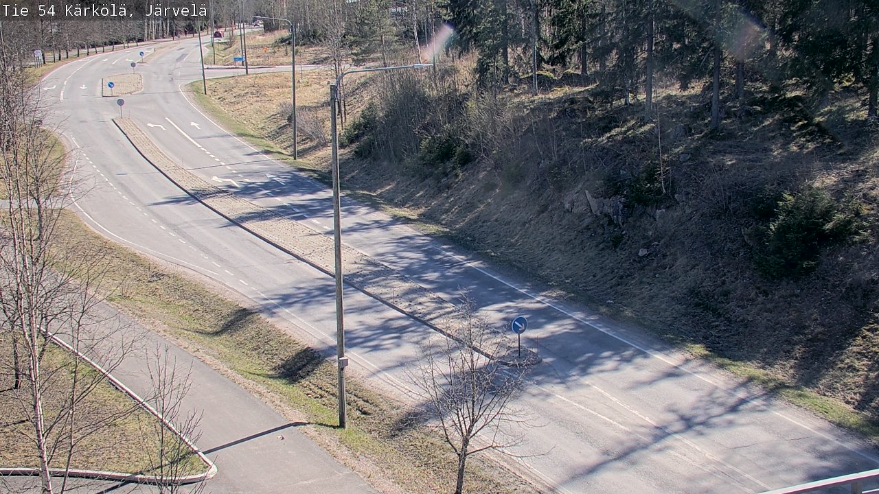 Weather Camera Image Väg 54 Kärkölä, Järvelä, Kärkölä, Päijät-Häme