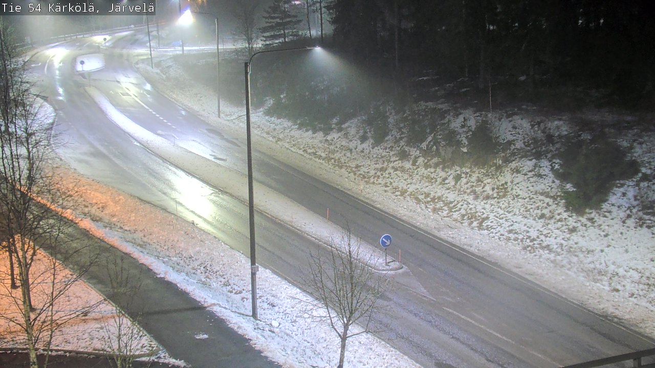 Weather Camera Image Väg 54 Kärkölä, Järvelä, Kärkölä, Päijät-Häme