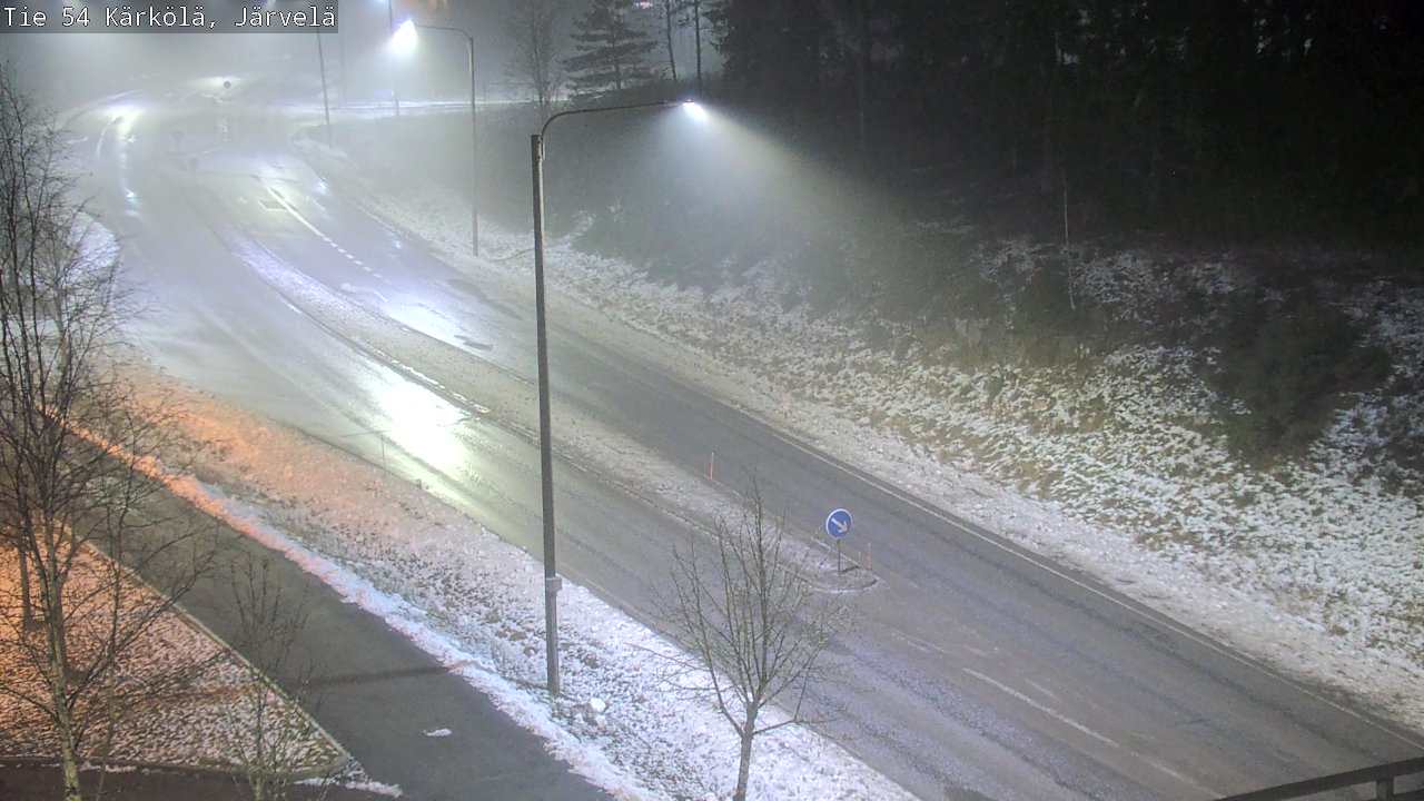 Weather Camera Image Väg 54 Kärkölä, Järvelä, Kärkölä, Päijät-Häme