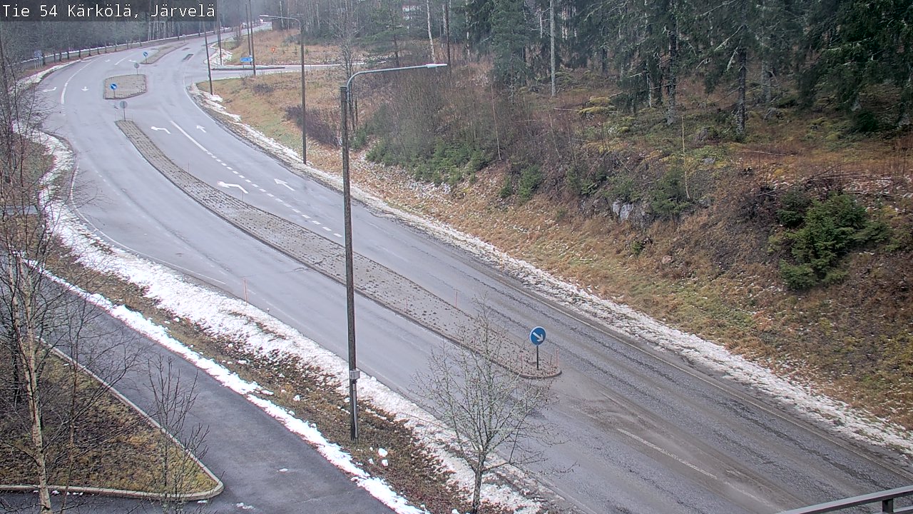 Weather Camera Image Väg 54 Kärkölä, Järvelä, Kärkölä, Päijät-Häme