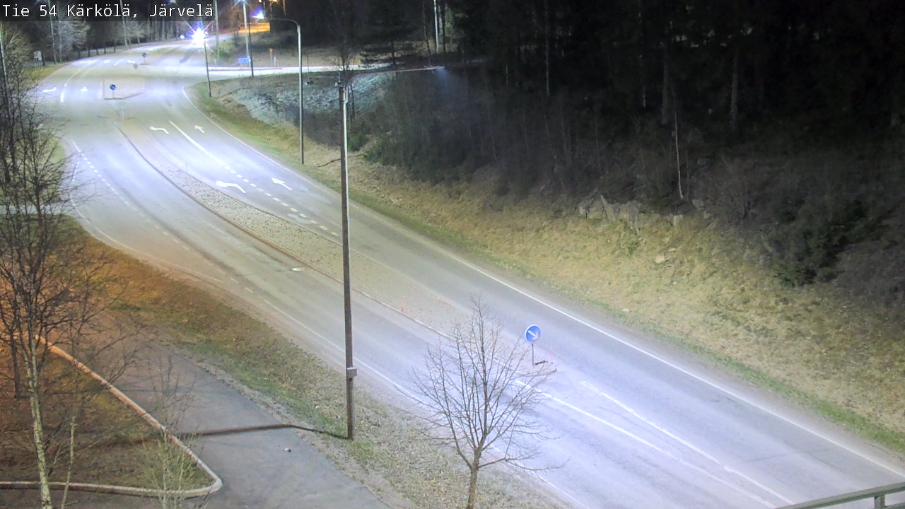 Weather Camera Image Väg 54 Kärkölä, Järvelä, Kärkölä, Päijät-Häme