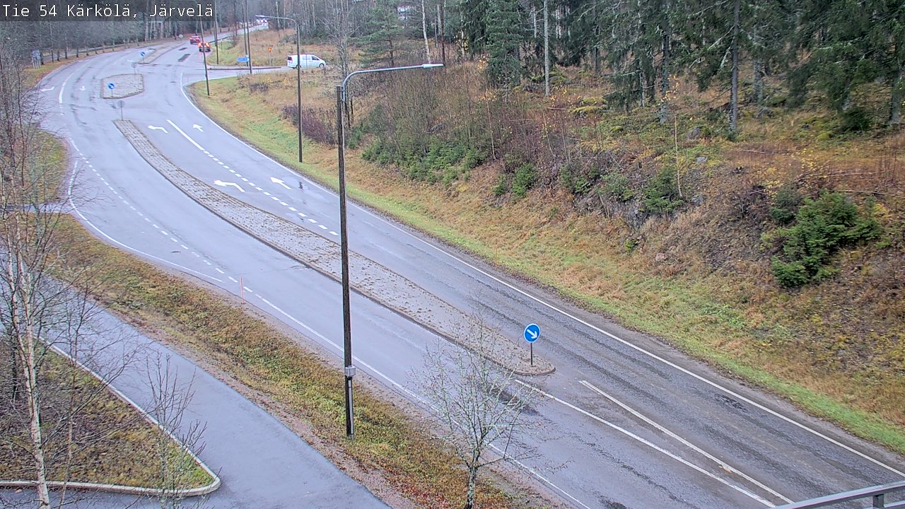 Weather Camera Image Väg 54 Kärkölä, Järvelä, Kärkölä, Päijät-Häme