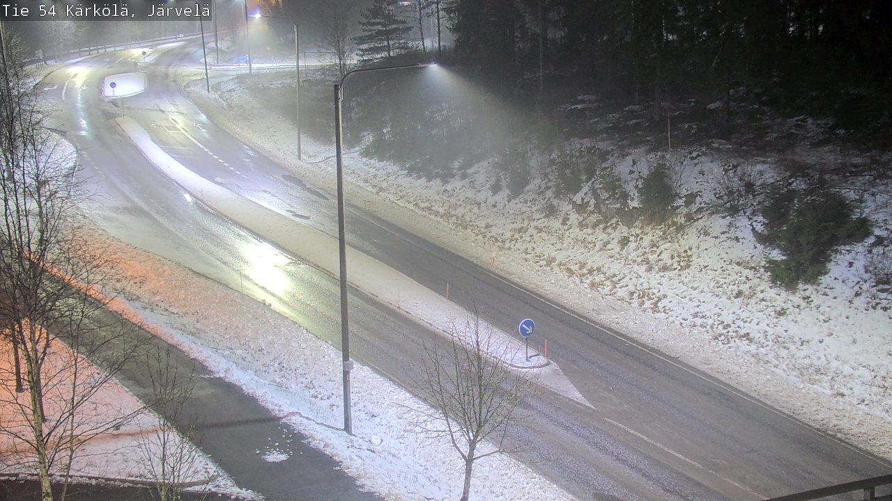 Weather Camera Image Väg 54 Kärkölä, Järvelä, Kärkölä, Päijät-Häme