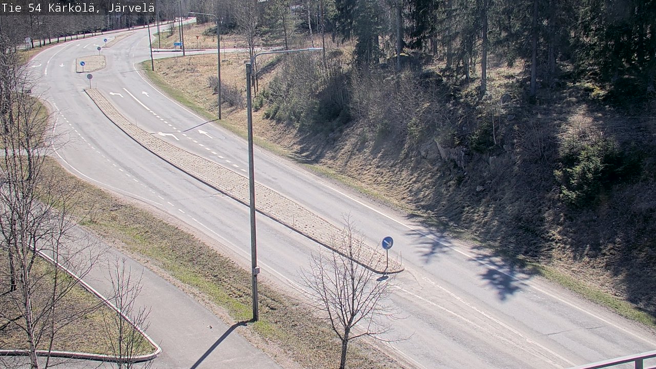 Weather Camera Image Väg 54 Kärkölä, Järvelä, Kärkölä, Päijät-Häme