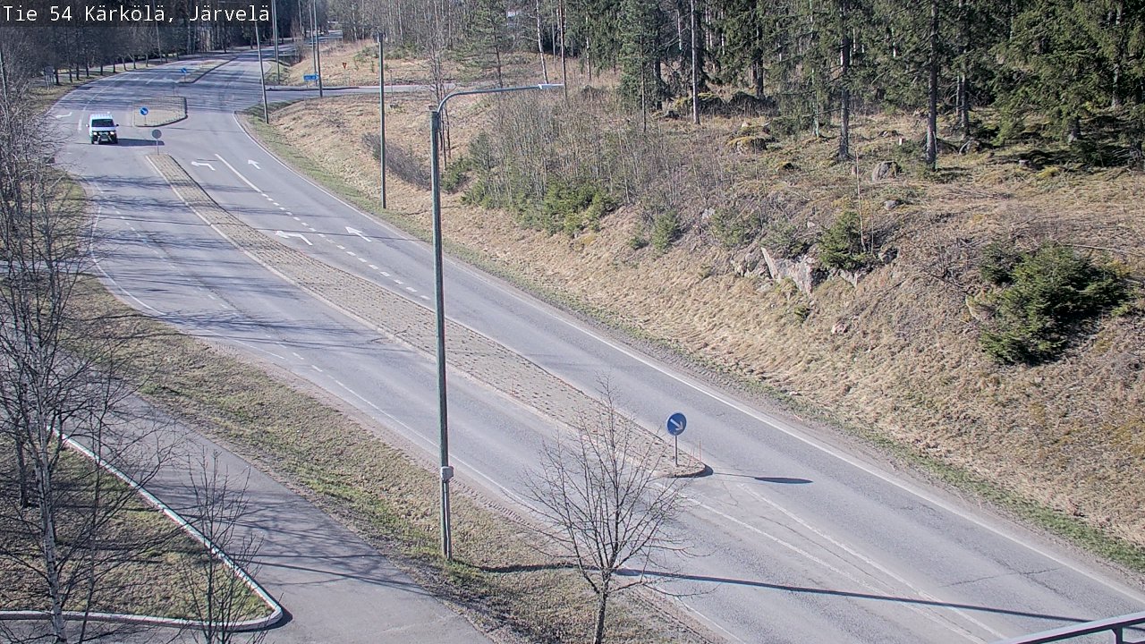 Weather Camera Image Väg 54 Kärkölä, Järvelä, Kärkölä, Päijät-Häme