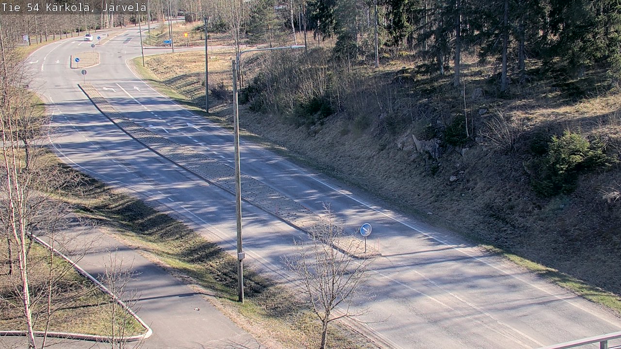 Weather Camera Image Väg 54 Kärkölä, Järvelä, Kärkölä, Päijät-Häme