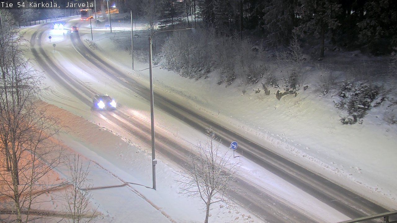 Weather Camera Image Väg 54 Kärkölä, Järvelä, Kärkölä, Päijät-Häme