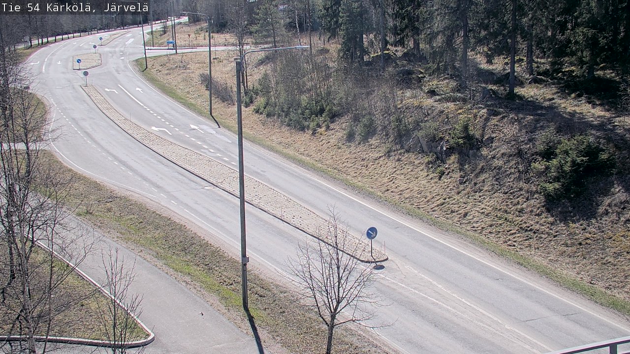 Weather Camera Image Väg 54 Kärkölä, Järvelä, Kärkölä, Päijät-Häme