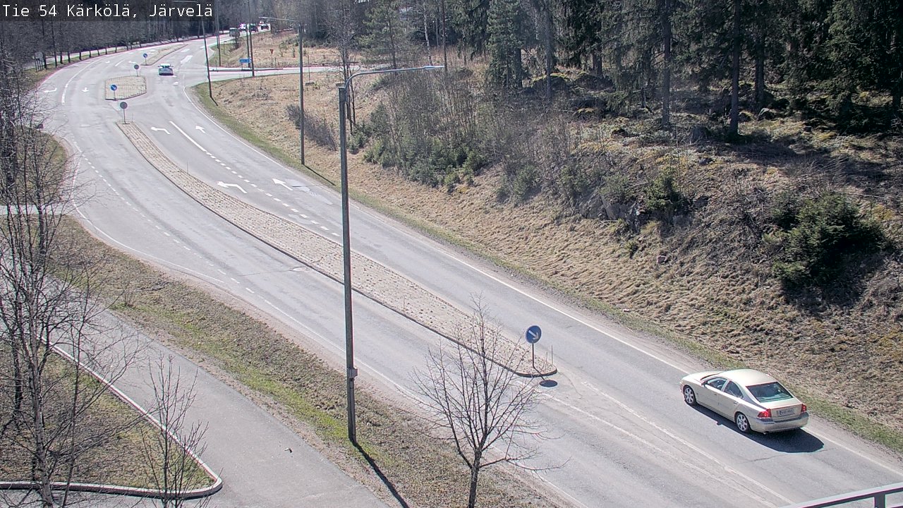 Weather Camera Image Väg 54 Kärkölä, Järvelä, Kärkölä, Päijät-Häme