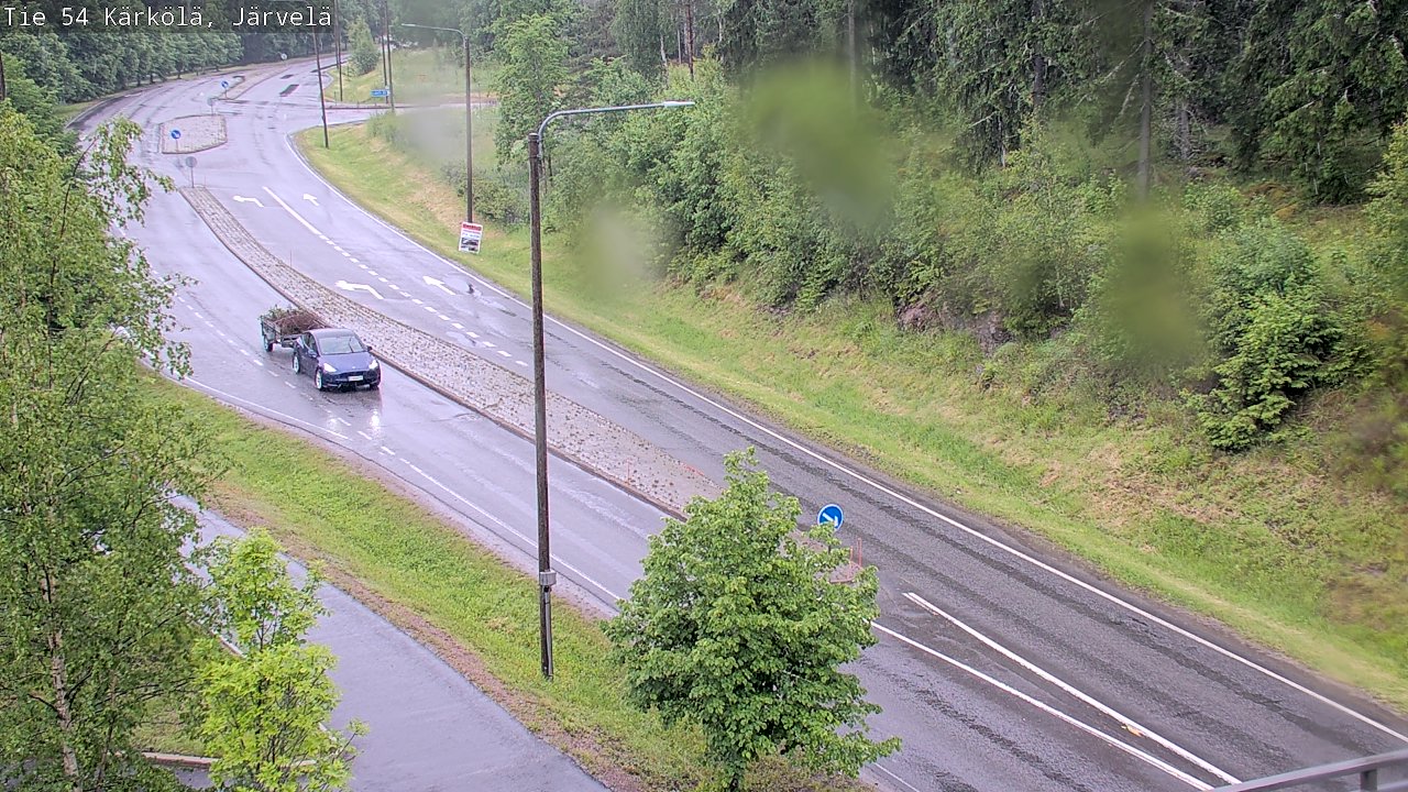 Weather Camera Image Väg 54 Kärkölä, Järvelä, Kärkölä, Päijät-Häme