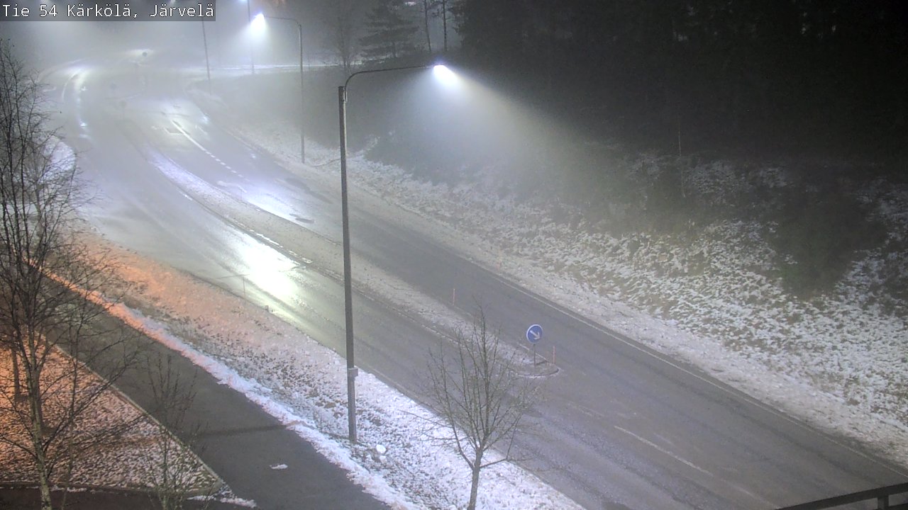 Weather Camera Image Väg 54 Kärkölä, Järvelä, Kärkölä, Päijät-Häme